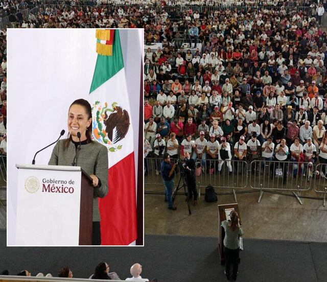 Sheinbaum rinde informe en Puebla; Olinia, río Atoyac y vivienda, sus principales proyectos en el estado