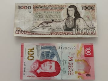Cuánto valen hoy los 1000 pesos de Sor Juana, el primer billete con marca de agua en México