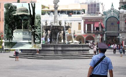 ¿Qué pasó con el kiosco morisco que estaba en el zócalo de Puebla?