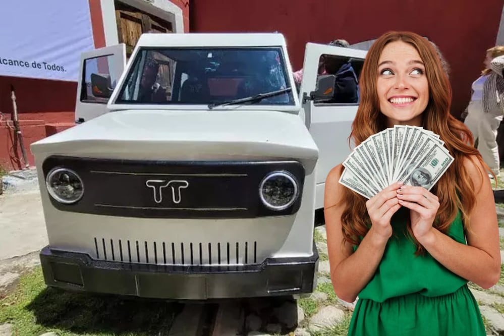 El auto eléctrico que parece cartón de leche es hecho en Tlaxcala | Foto: Autos TT / Freepik