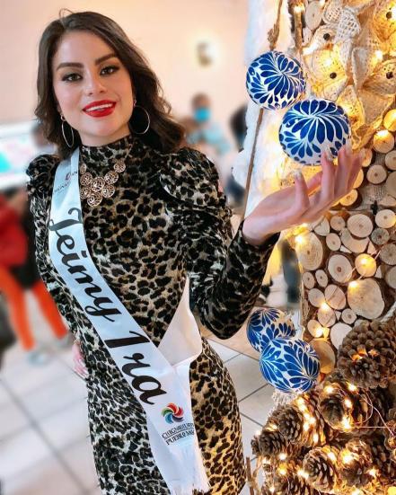 Feria del Árbol y la Esfera 2021. Jeimy, estudiante de medicina y reina de Chignahuapan