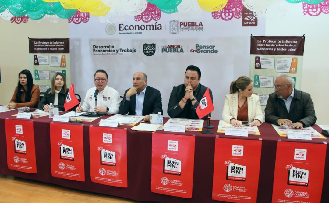 Gobierno de Puebla, Profeco y empresas coordinan vigilancia por El Buen Fin | Foto: Gobierno de Puebla.