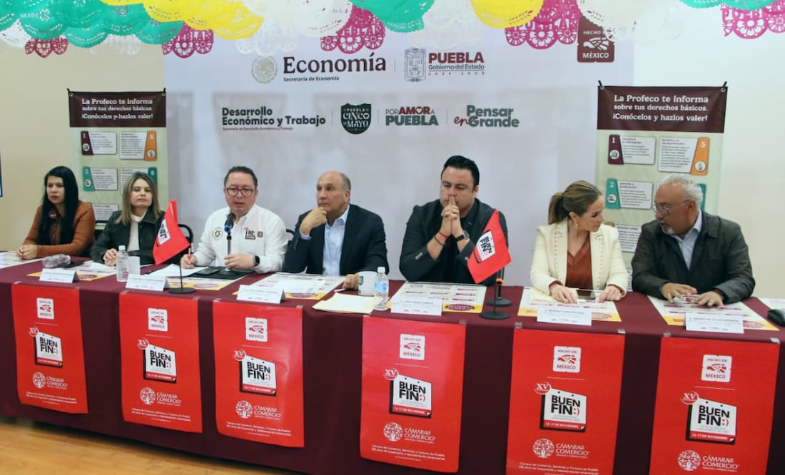 Gobierno de Puebla, Profeco y empresas coordinan vigilancia por El Buen Fin | Foto: Gobierno de Puebla.