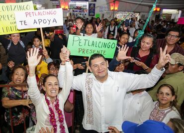 Vamos a recuperar el tren México-Puebla-Veracruz, asegura Claudia Sheinbaum en Acatlán