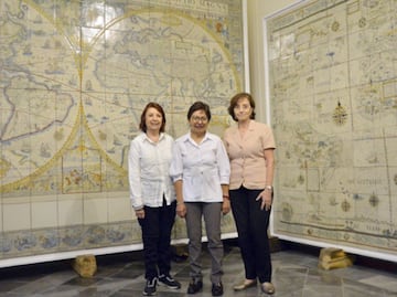 Rectora de la BUAP asistió a la exposición El Arte de la Cartografía en Talavera Poblana