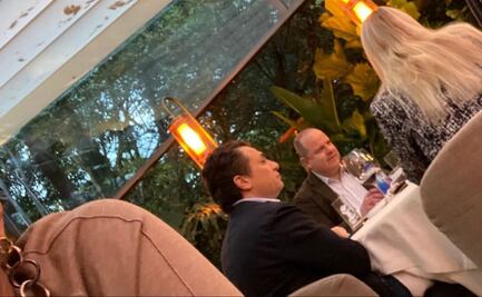 Lozoya en restaurante de Las Lomas, periodista publica fotografías