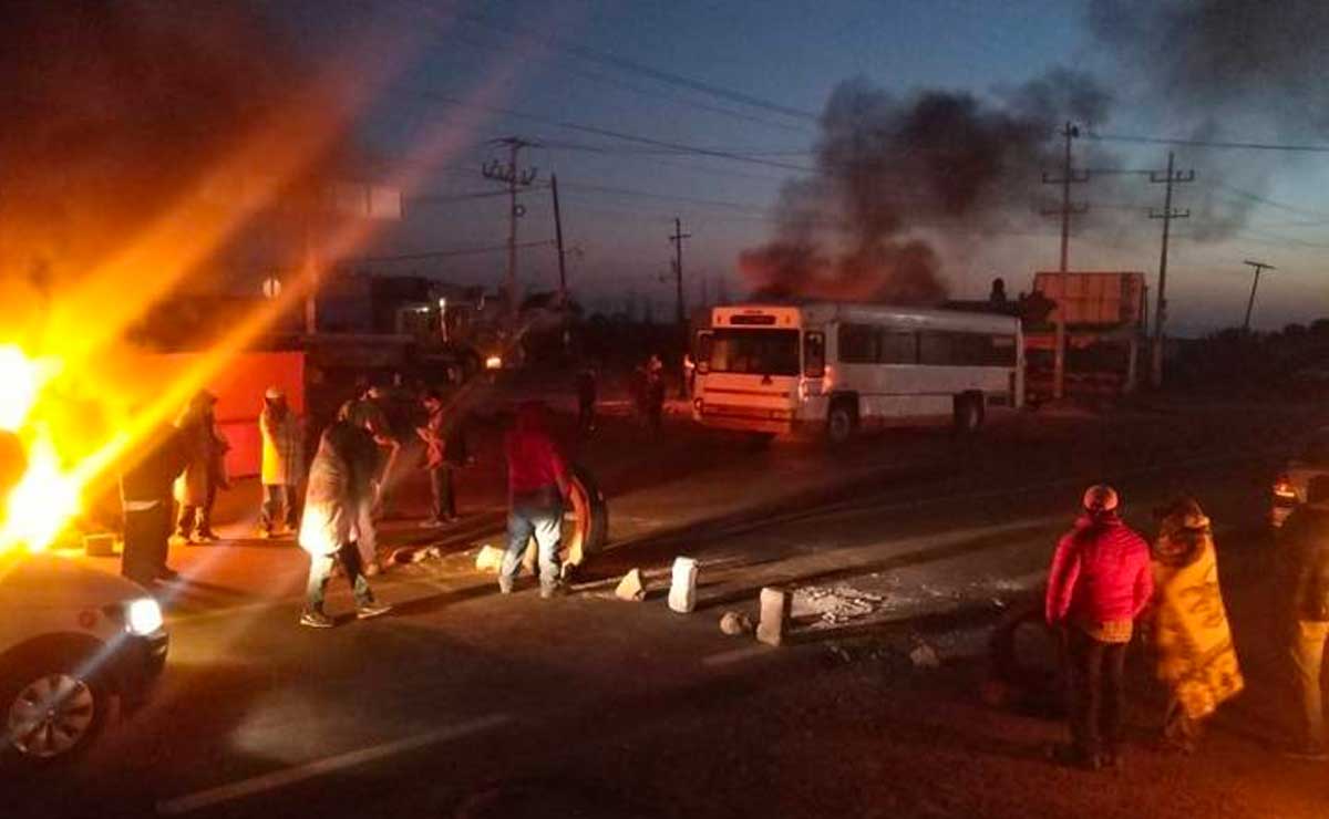 Cierran por manifestación la carretera Amozoc-Teziutlán