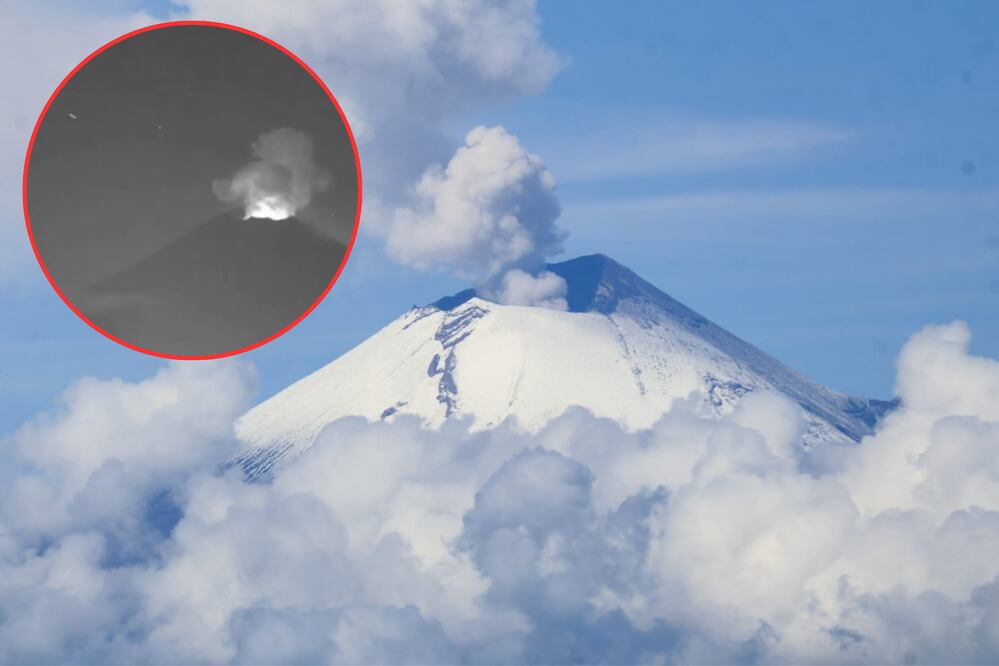 En video fueron captadas luces en el cielo | Foto: Webcams de México / EsImagen
