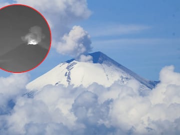 VIDEO ¿Qué está pasando? Captan extrañas luces sobre el volcán Popocatépetl