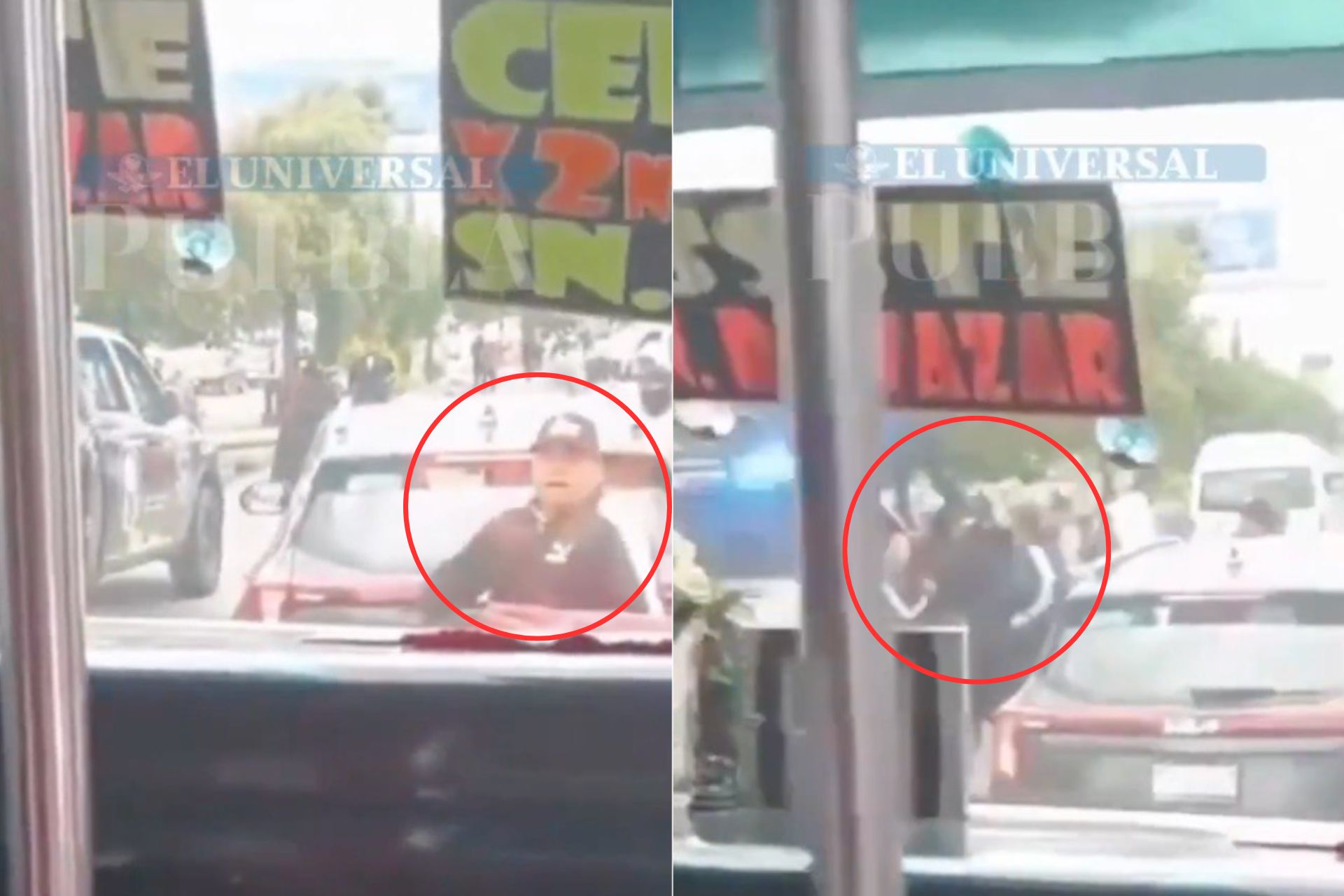 Se registró una balacera en las inmediaciones del Mercado Hidalgo | Foto: Captura de video