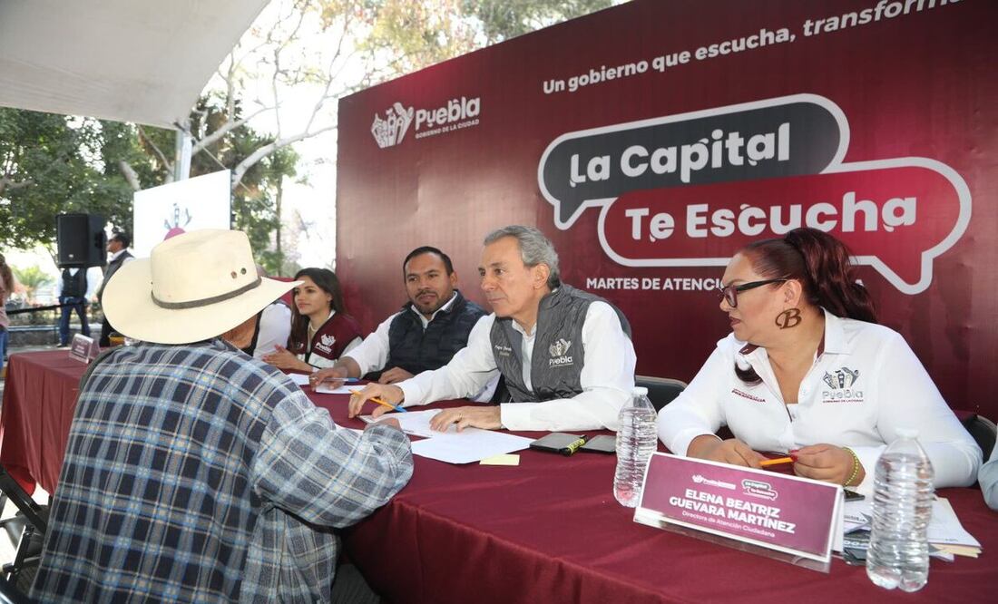 Pepe Chedraui atendió a los ciudadanos en San Francisco Totimehuacán | Foto: Ayuntamiento de Puebla