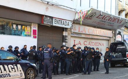 Blindan el Centro Histórico de Puebla para evitar ambulantes