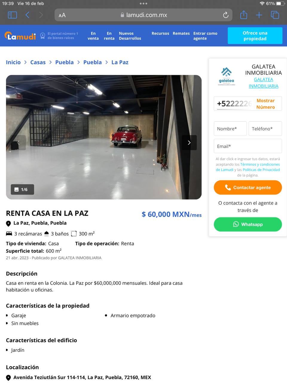 Conoce cuánto cuesta rentar una casa o departamento en Puebla | Redes sociales