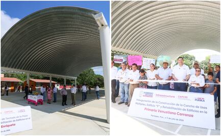 Recuperan gobierno federal y estatal escuelas afectadas por lluvias en Pantepec