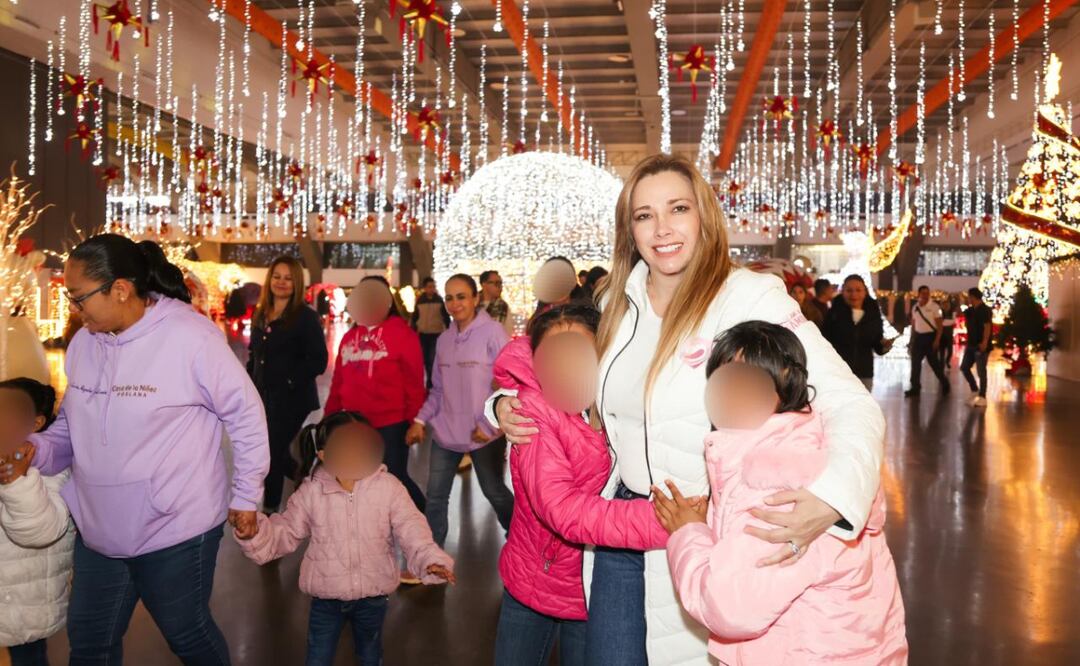 Niños de casas de asistencia conviven en Festival Navideño 2026 | Foto: Gobierno de Puebla.