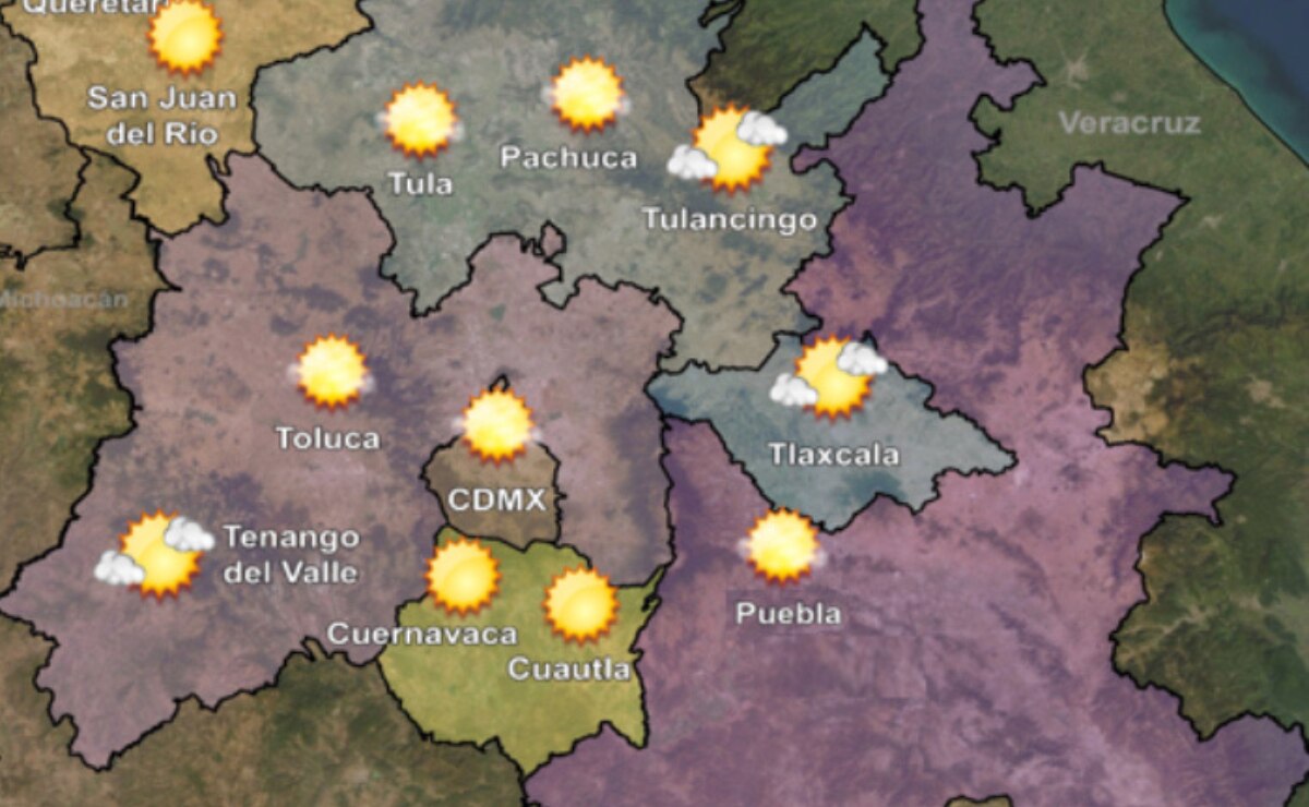 Habrá frío o calor en el último día del 2024 I Foto: Servicio Meteorológico Nacional
