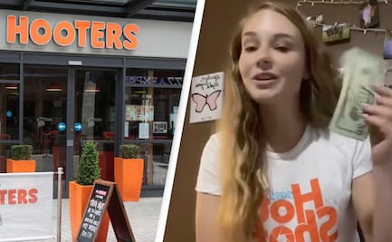 Viral: mesera de Hooters revela en TikTok cuánto gana en propinas 