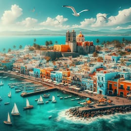 ¿Playa en la ciudad de Puebla? Así se vería según la IA