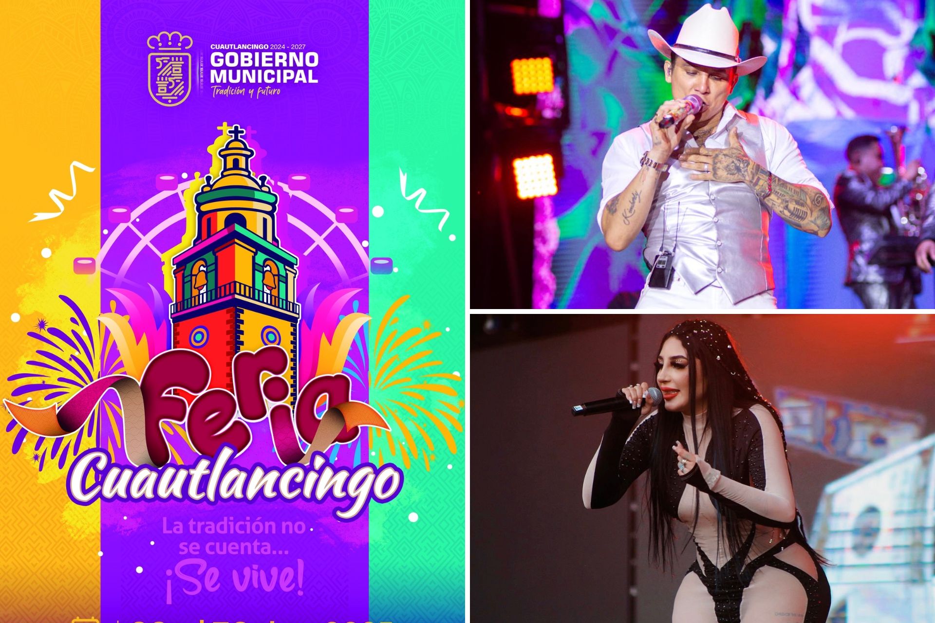 Estos son los artistas y precios de la Feria Cuautlancingo 2025