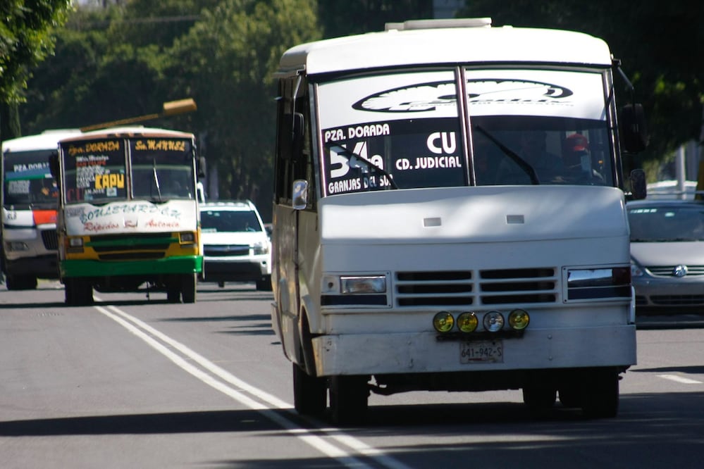 El transporte público en Puebla genera una percepción de inseguridad de 83.9 por ciento. Foto: Cuartoscuro