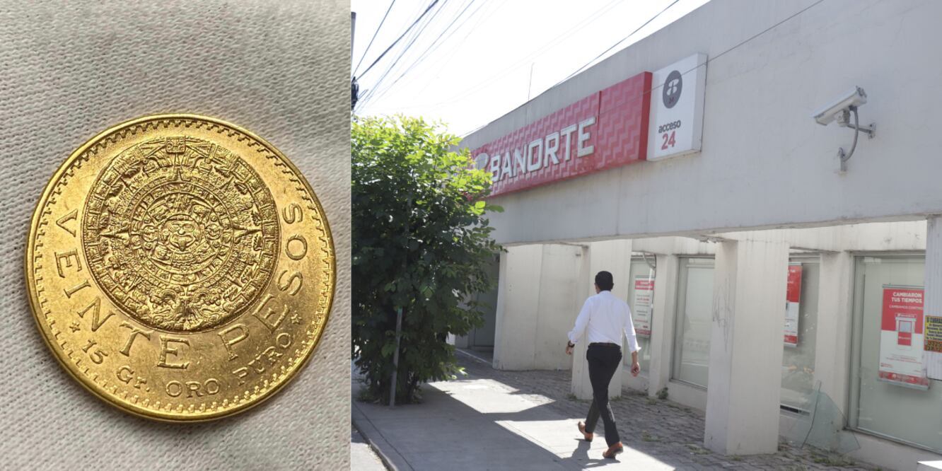 Banorte, Azteca 20 pesos oro / Foto Redes  Es Imagen