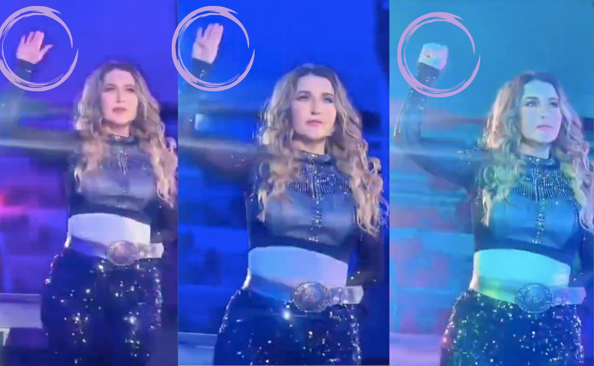 ¿Por qué Alicia Villarreal hizo una señal de auxilio en su concierto?