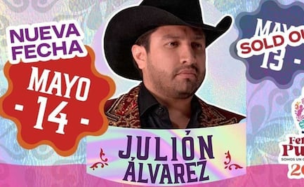Julión Álvarez anuncia segunda fecha en el Palenque de Puebla 2023