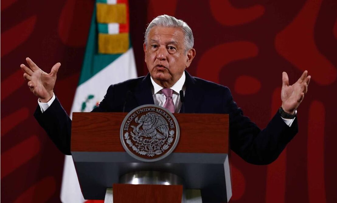 El presidente Andrés Manuel López Obrador llamó a los legisladores de oposición del PRI y del PAN a que se rebelen y voten en libertad la reforma eléctrica. Foto: Diego Simón Sánchez