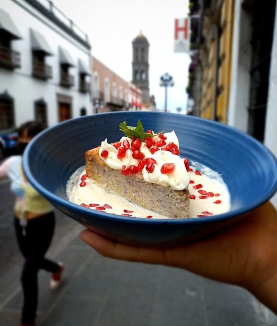 Este delicioso pan de elote con maíz azul y nogada te va a encantar | Instagram Maíz Criollo