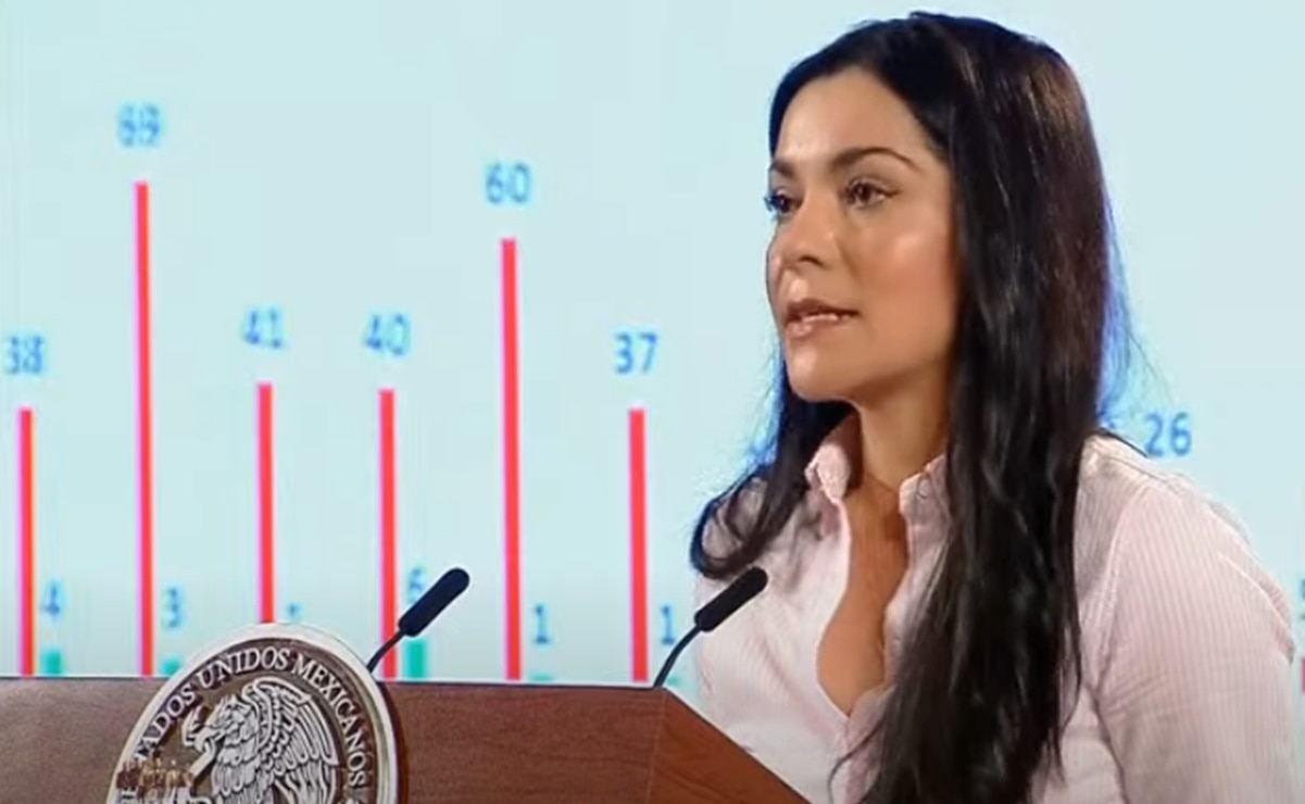 Elizabeth García Vilchis, encargada de la sección "quién es quién en las mentiras de la semana", presentó un "análisis" de comentarios. Foto: Captura de pantalla