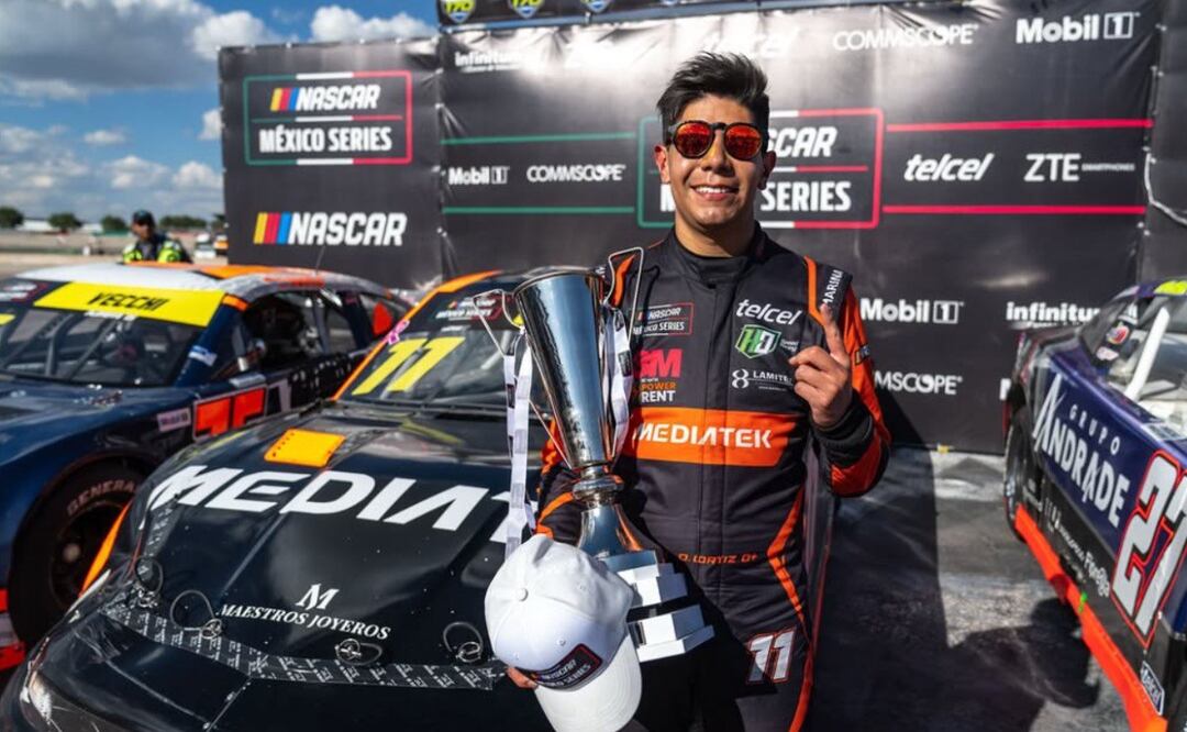 Diego Ortiz busca otro triunfo en la Nascar de este fin de semana en Puebla | Foto: IG Diego Ortiz