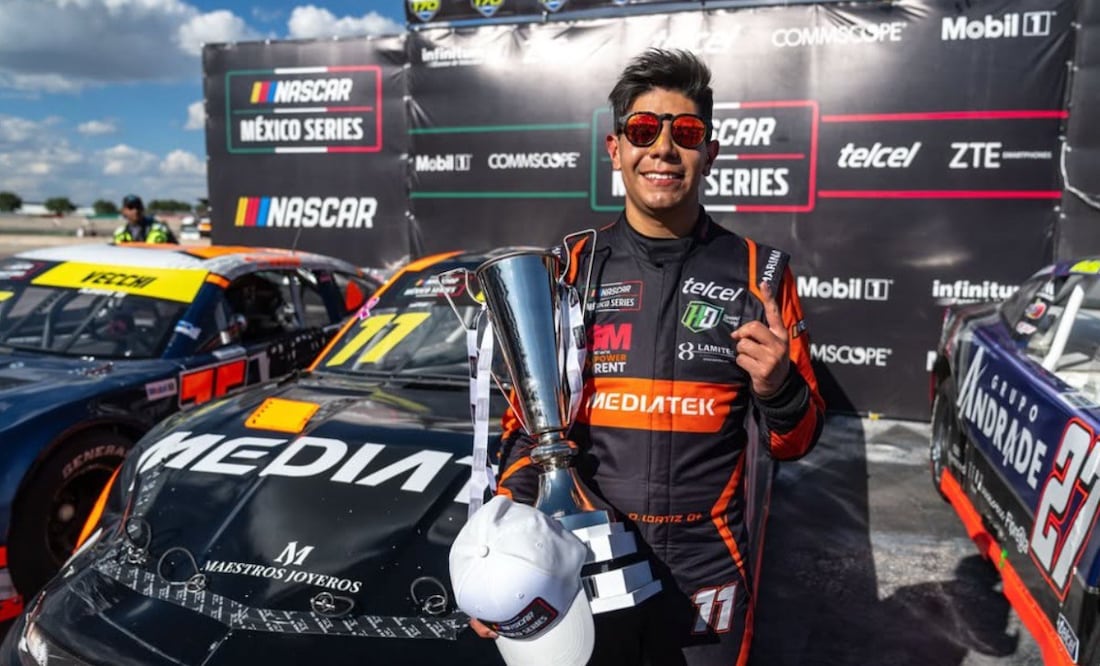 Diego Ortiz busca otro triunfo en la Nascar de este fin de semana en Puebla | Foto: IG Diego Ortiz