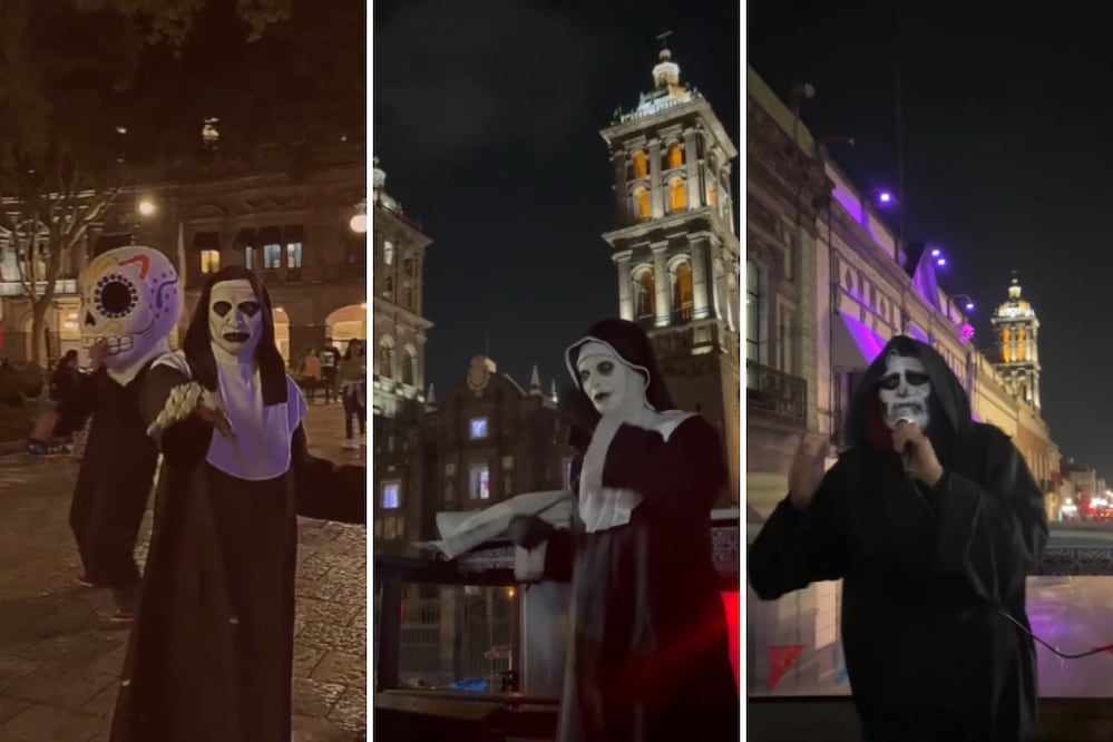 El recorrido de leyendas en Puebla se realiza a bordo de un tranvía | Foto: TikTok