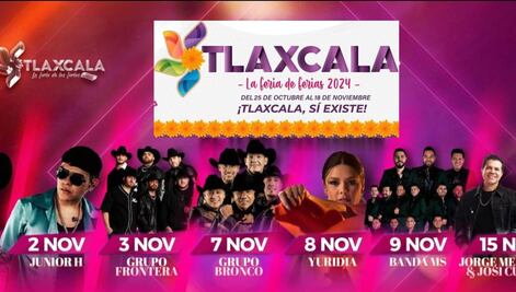 Feria de Tlaxcala 2024: Artistas, fechas y costo de boletos para Palenque y Teatro del Pueblo