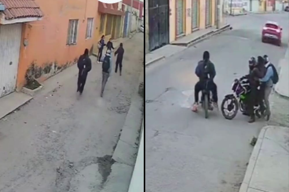 Un asalto en Puebla fue captado en video | Foto: Captura de video