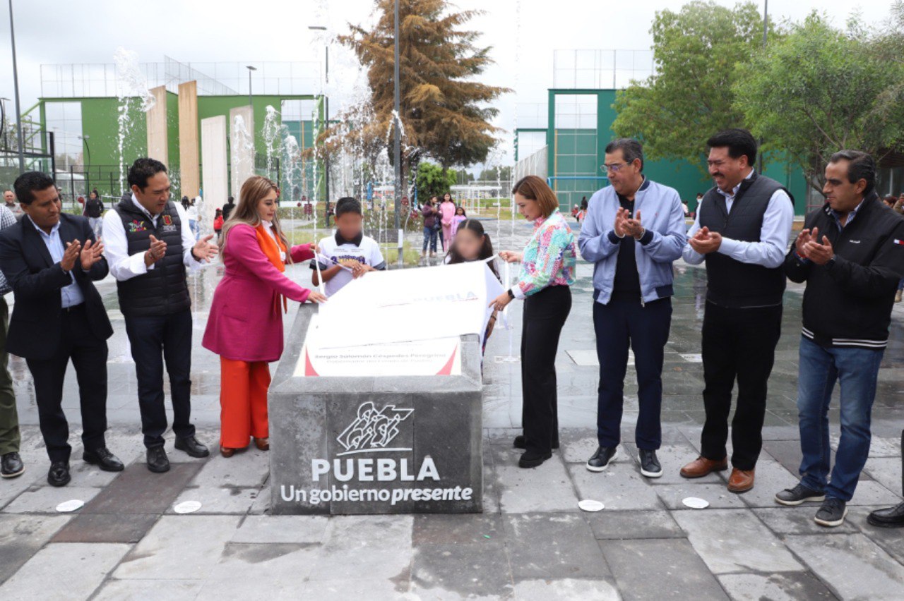 Sergio Salomón inauguró el Parque de la Familia en Tepeaca | Fotos Gobierno del Estado de Puebla