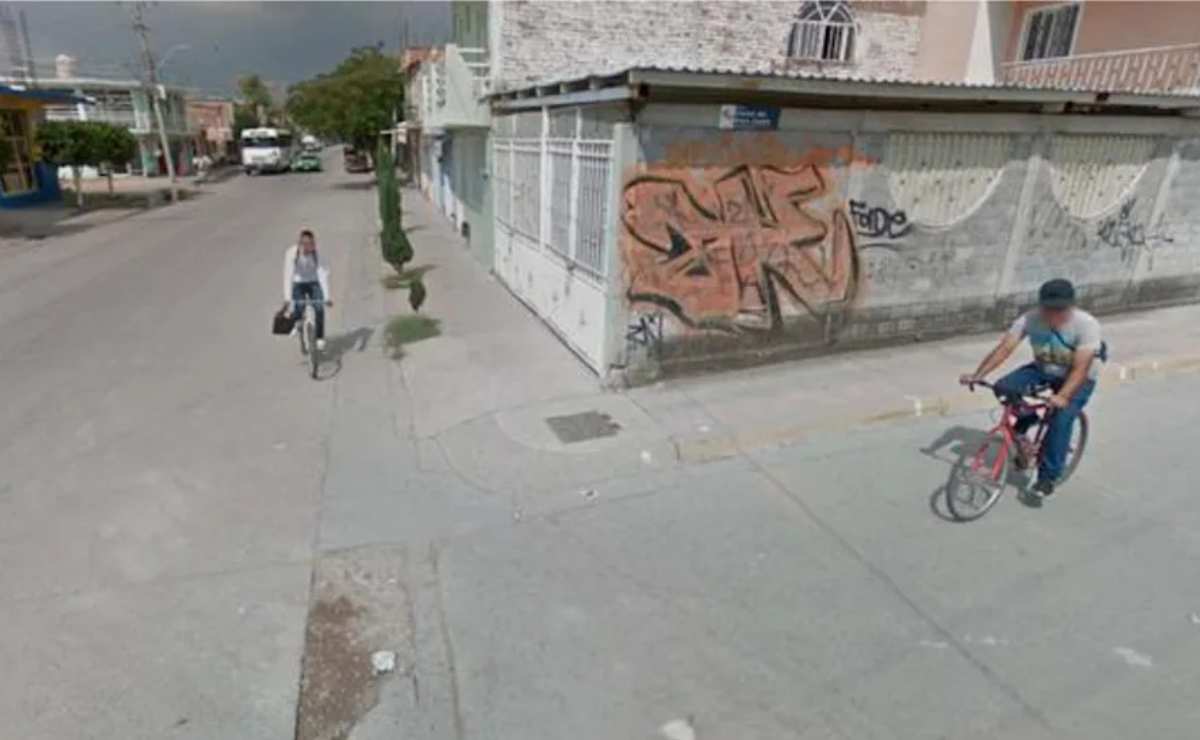 Google Maps captura cómico accidente de bicicleta y se vuelve viral