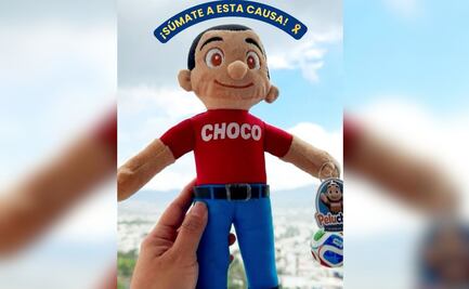 Venden peluche del "Choco" para apoyar a niños con cáncer