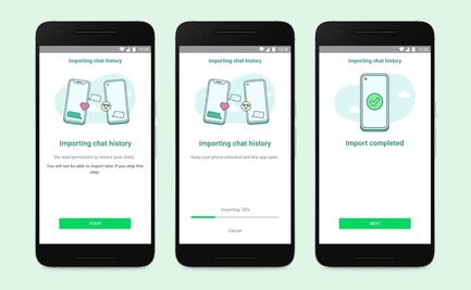 WhatsApp está casi listo para migrar chats de Android a iPhone