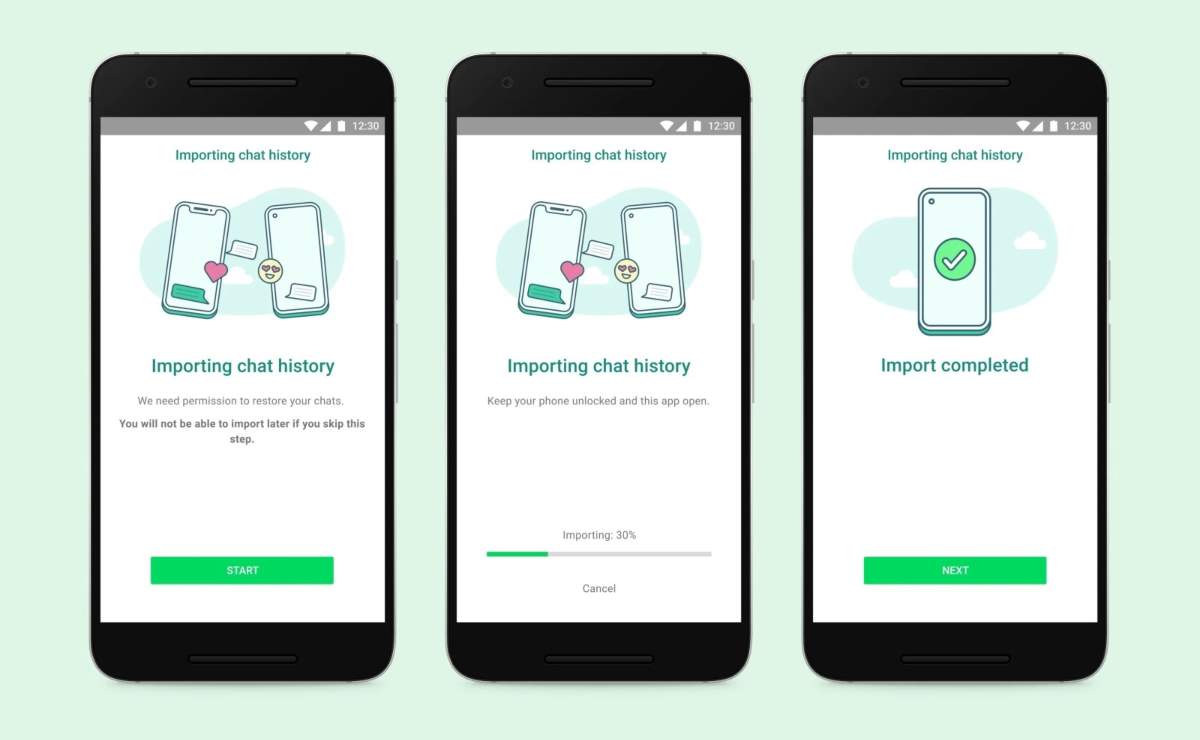 WhatsApp está casi listo para migrar chats de Android a iPhone