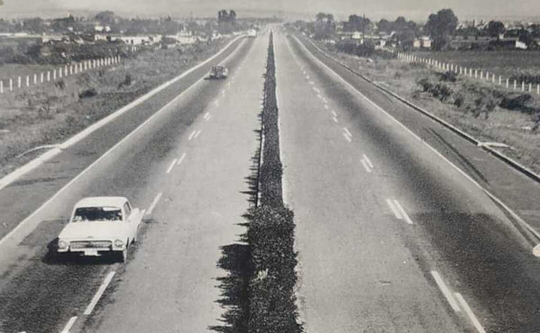 En 1962 así lucía la autopista México-Puebla | Facebook Víctor Morales