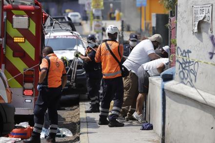 Hombre ebrio queda lesionado tras caer al río en la Ignacio Zaragoza