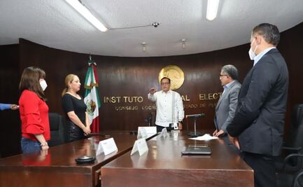 Rinde protesta nuevo vocal del INE en Puebla 
