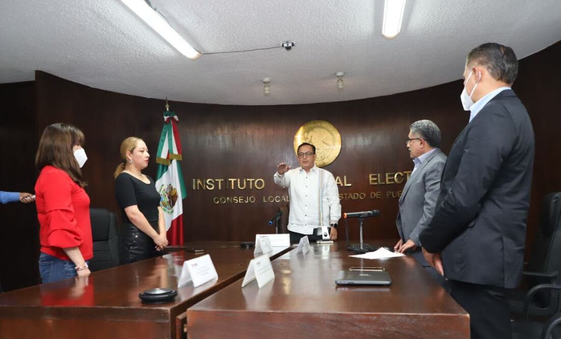 Edgar Humberto Arias estará al frente del INE en Puebla. | Foto: Agencia Es Imagen para El Universal Puebla