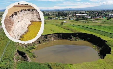 VIDEO ¿El socavón de Zacatepec se está secando? Aquí lo revelamos