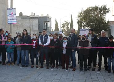 Ayuntamiento de Puebla entrega calles pavimentadas