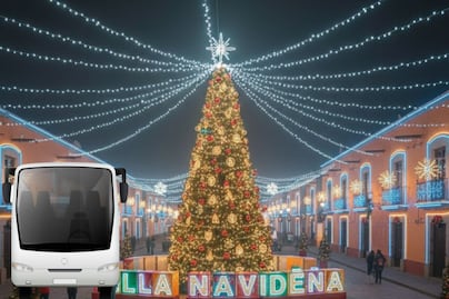 Cómo llegar desde Puebla y CDMX a la mejor villa iluminada de México, según la IA