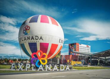 Qué hay en Explanada, el centro comercial del globo aerostático en la autopista México Puebla