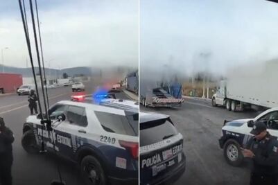 Alumnas de la Normal de Teteles denuncian retención por policías en la caseta de Amozoc