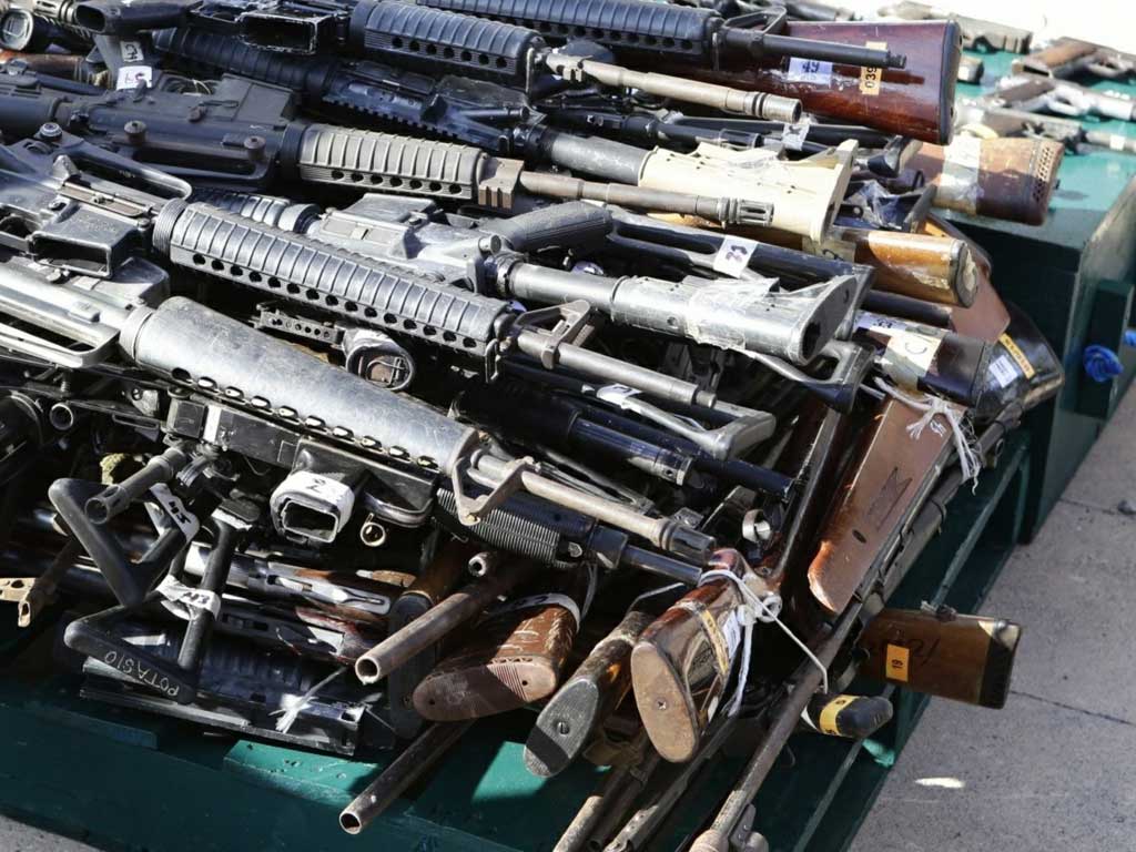 ¿Qué pasa con las armas y drogas decomisadas al crimen organizado?